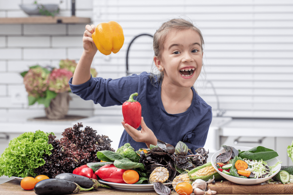 far mangiare frutta e verdura ai bambini